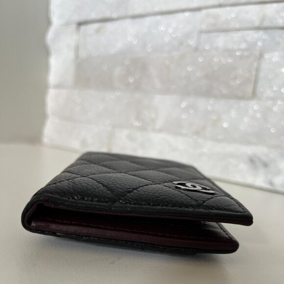 CHANEL Classic Caviar ID Bifold Card Holder Wallet - Picture 9 of 16